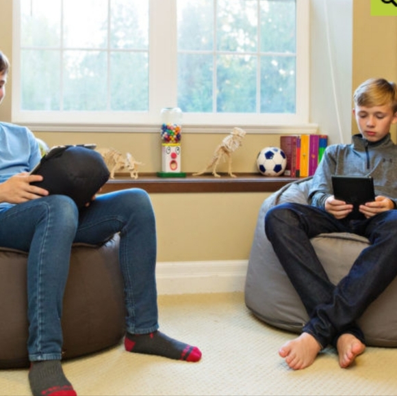 🌲 Brown bean bag chair - Picture 3 of 3